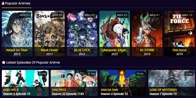 animeland website