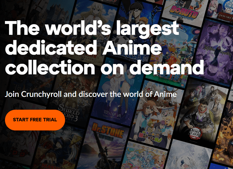 crunchyroll website