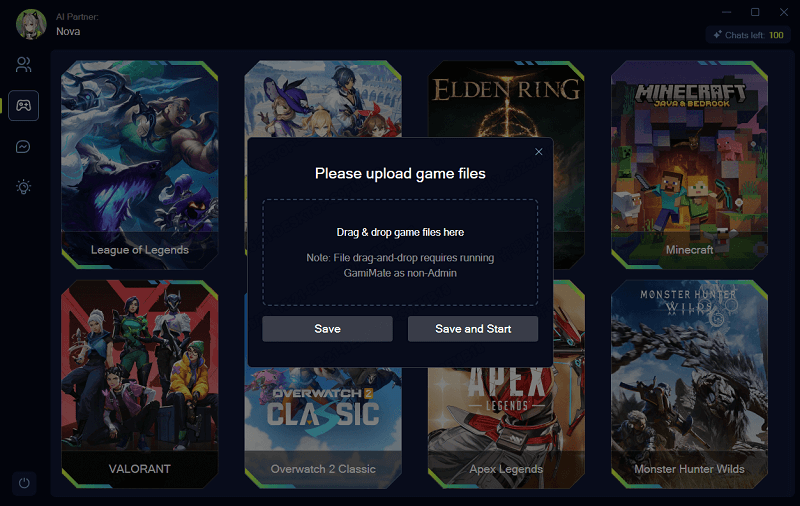 upload gmae file