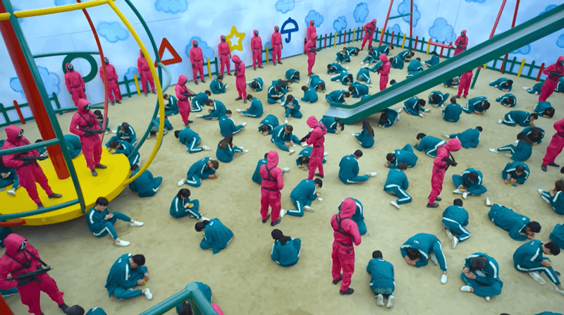 Squid Game scene 